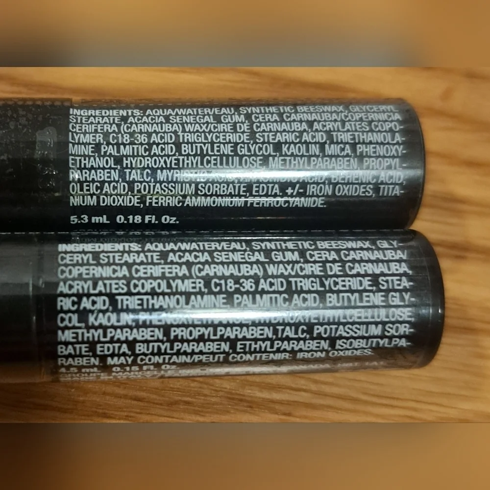 NIB Lot Of 2 Marcelle Black Mascara Cosmetic Makeup Beauty Eye Lashes